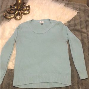 Light blue/aqua blue basic old navy sweater